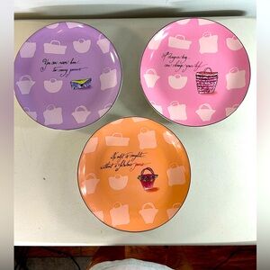 Rosanna 8 inch decorative salad plates